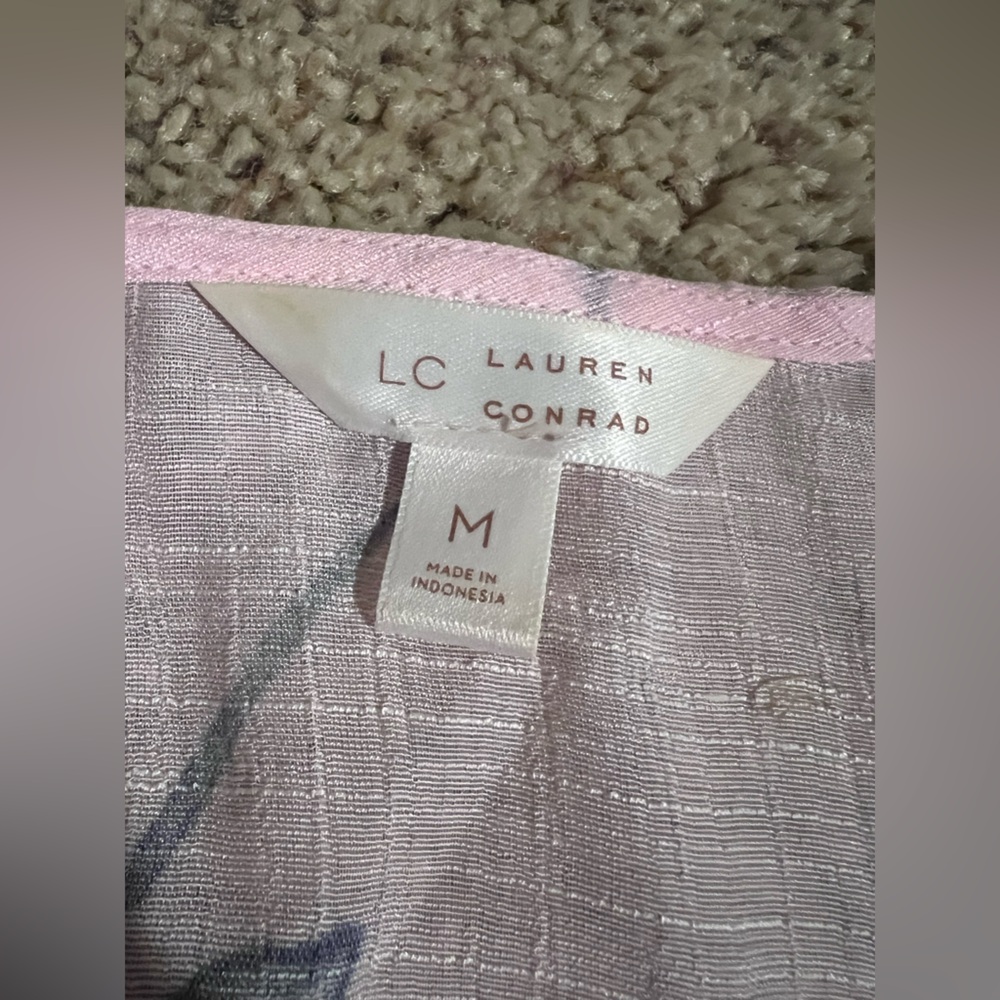 LC pink floral blouse - Picture 4 of 5